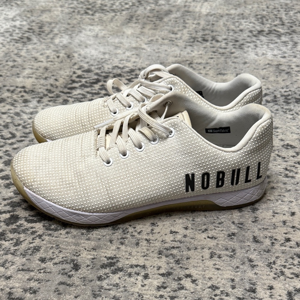 NOBULL Off-White Textured Sneakers